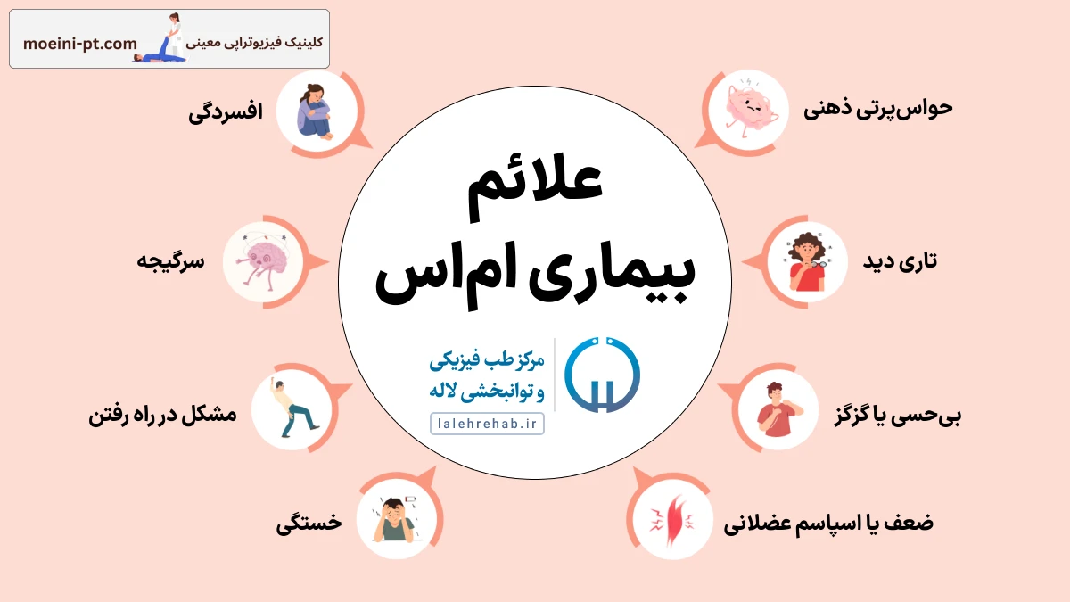 علایٔم بیماری مولتیپل اسکلروزیس